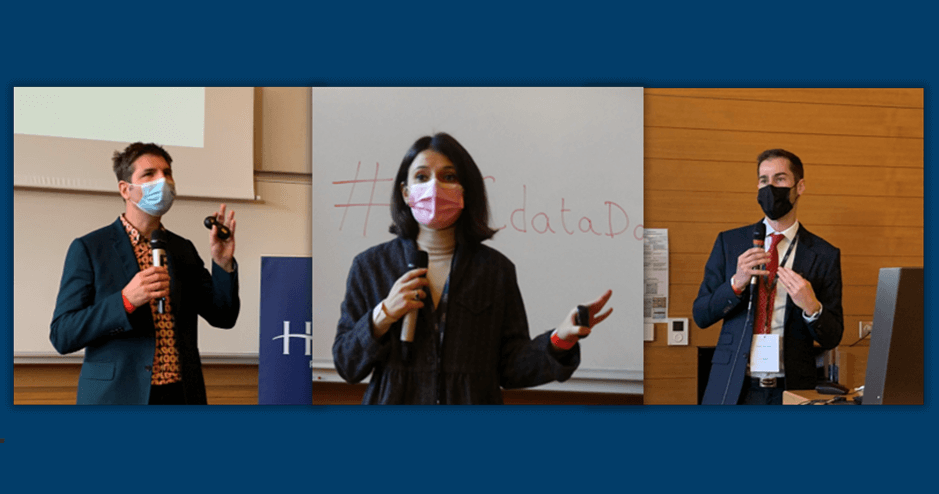 Yann Algan, Federica De Stefano and Luc Paugam at HEC Data Day 2021