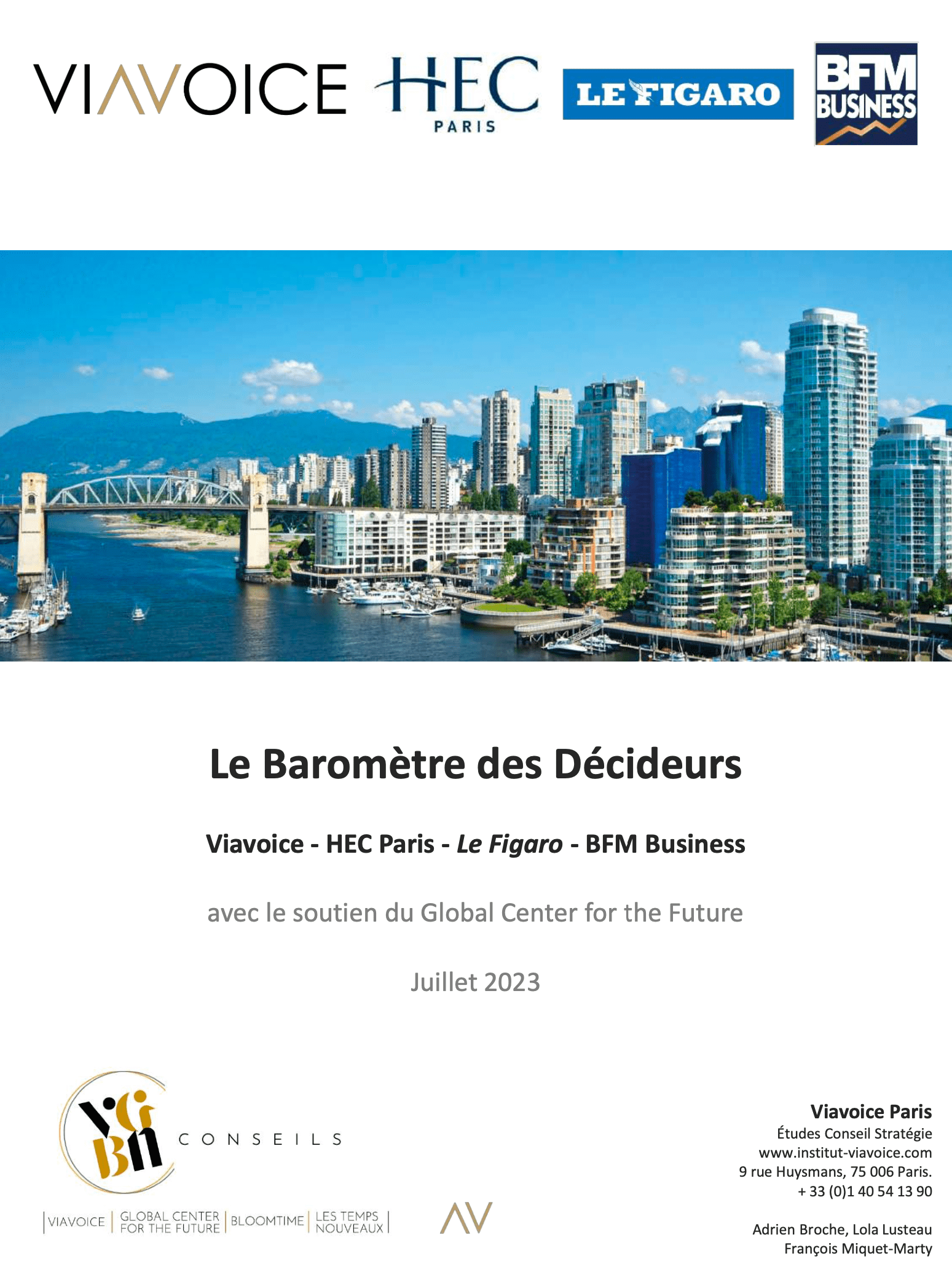 Baromètre Décideurs Juillet 2023