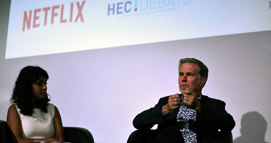 Reed Hastings, CEO of Netflix at HEC Paris - Sept. 16, 2019