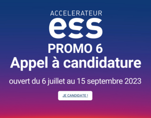 Visuel appel à candidature promo 6 accélérateur ess